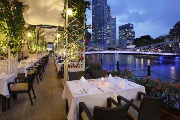 Town Alfresco (Evening) - The Fullerton Hotel Singapore